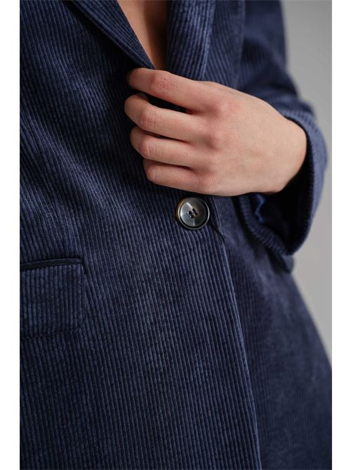 Giacca in velluto elmas phil | 040541BLU